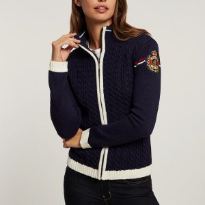 Cárdigan azul marino