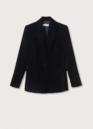 chaqueta terciopelo estructural